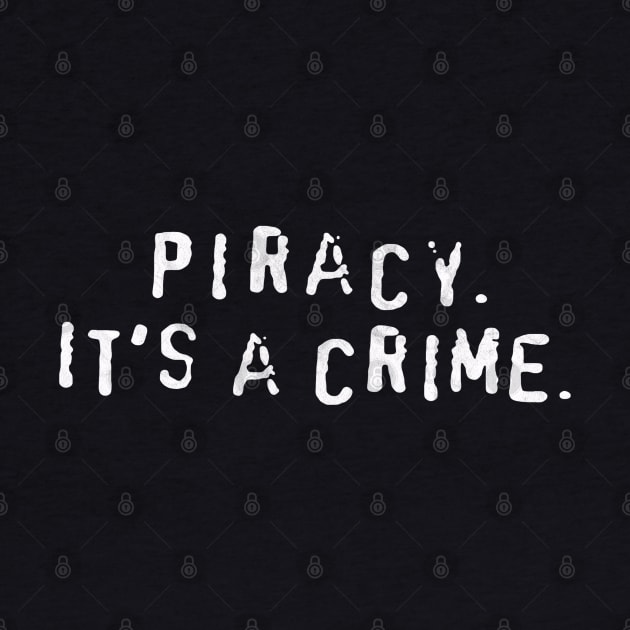 Piracy Its a Crime by karutees